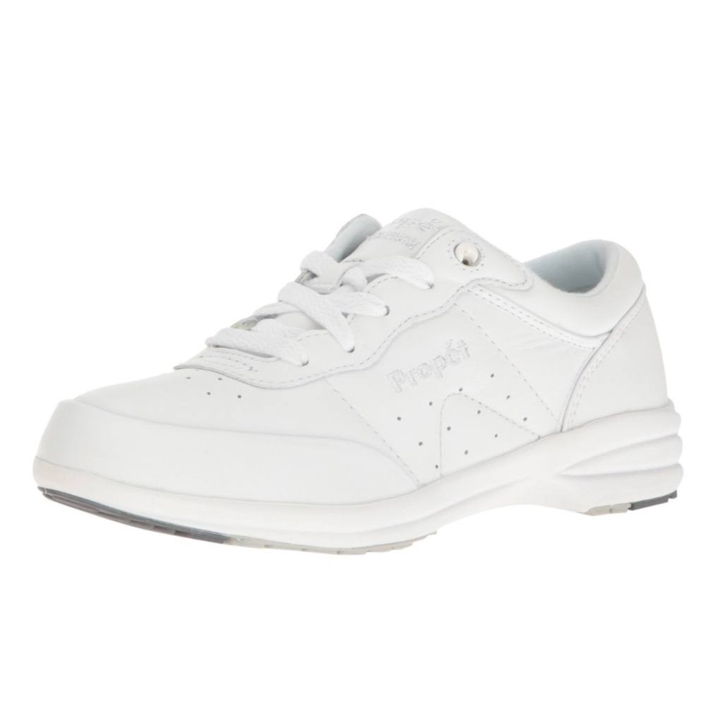 White Stability Walker Walking Sneaker Shoes Size 9.5 Narrow-Genuine Leather - Picture 13 of 14
